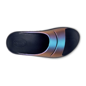 Oofos Ooahh Luxe Slide Womens - Midnight Spectre