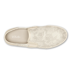 Olukai Pehuea Womens Slip On - Puka/White