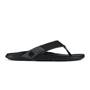 Olukai Tuahine Mens Leather - Black