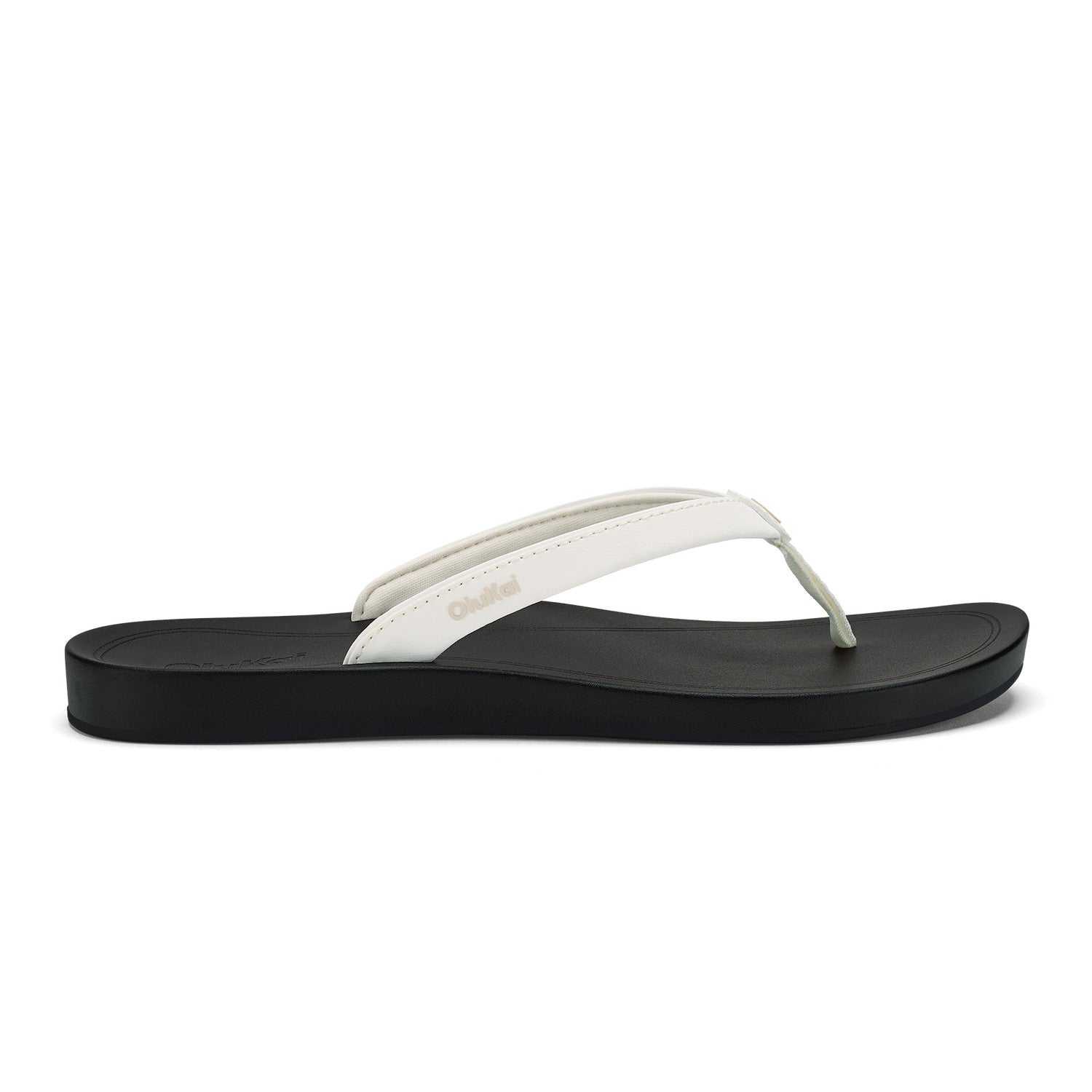 Olukai Uiki Womens - Bright White/Lava Rock