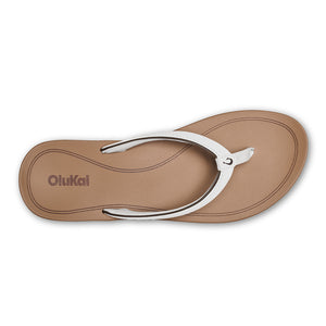 Olukai Uiki Womens - White Sand/Almond