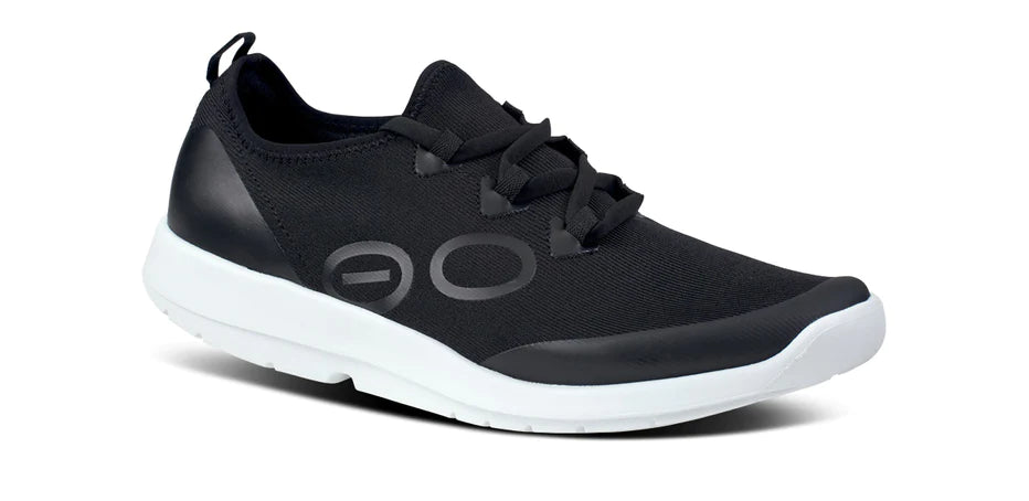 Oofos Oomg Sport LS Mens - Black/White