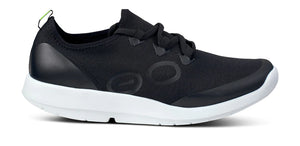 Oofos Oomg Sport LS Mens - Black/White