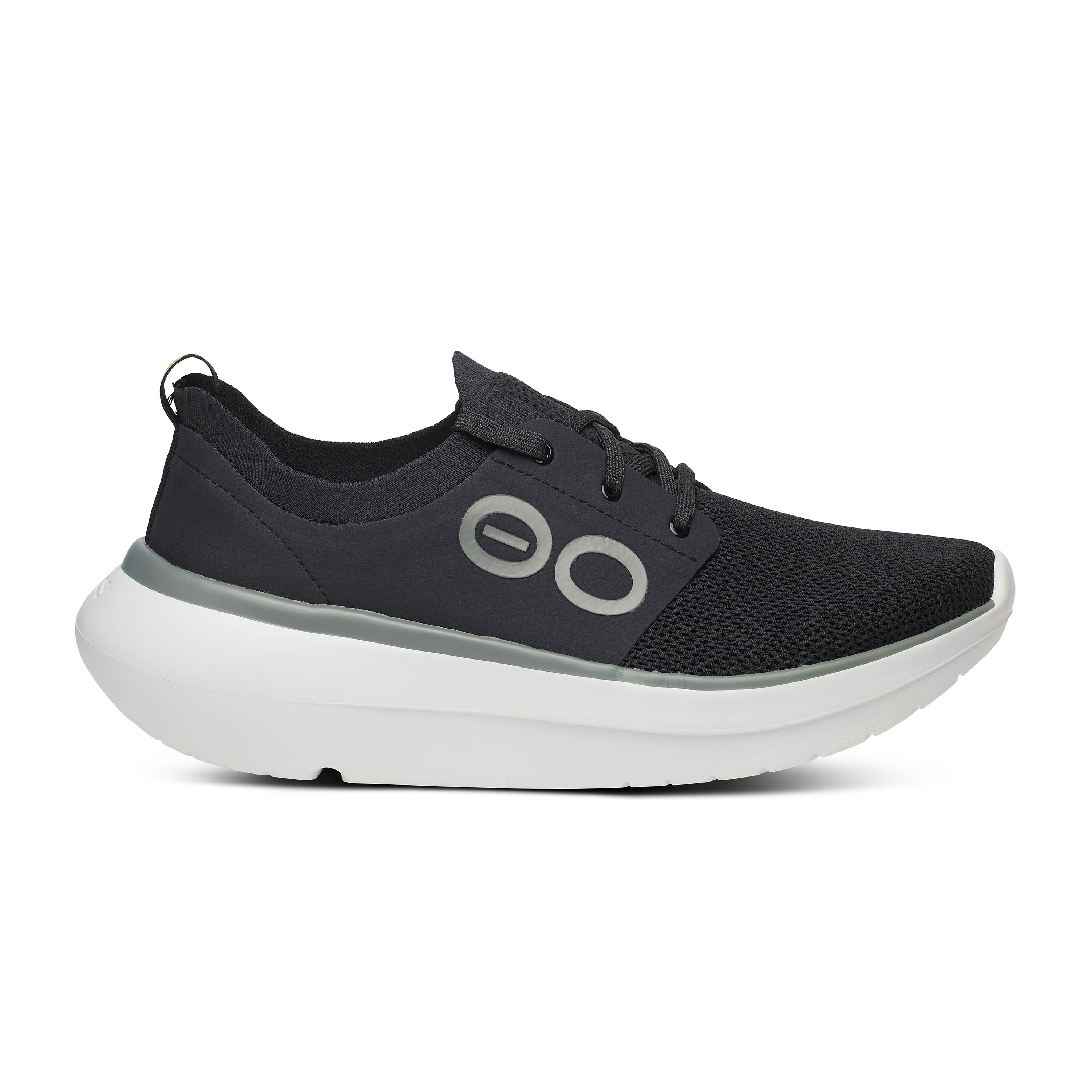 Oofos Oomy Stride Mens - White/Black