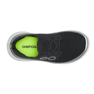 Oofos Oomy Stride Mens - White/Black