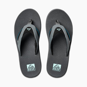 Reef Mens Fanning - Gunmetal/Ocean