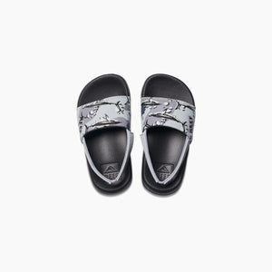 Reef Kids One Slide - Grey Camo Sharks