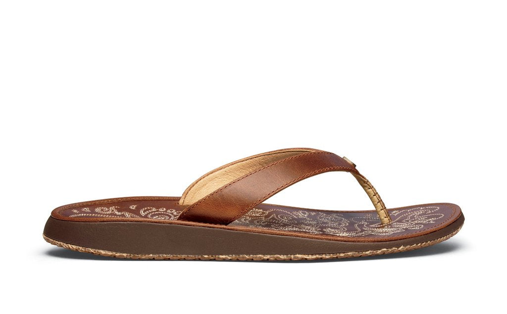 Olukai Paniolo Leather Womens - Natural