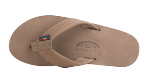 Rainbow Mens Premier Leather Double Layer - Dark Brown