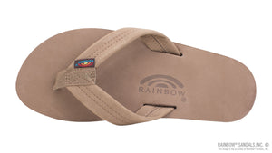 Rainbow Mens Premier Leather Single Layer - Dark Brown